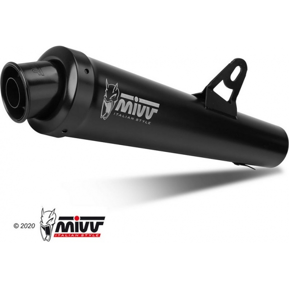 Mivv silencers Mivv SPORT X-cone SLIP-ON Muffler BLACK STAINLESS STEEL for HONDA HORNET 600 2003 - 2006 EC approved Catalyzer is included | H.020.LC3B | mivv_H020LC3B | euronetbike-net