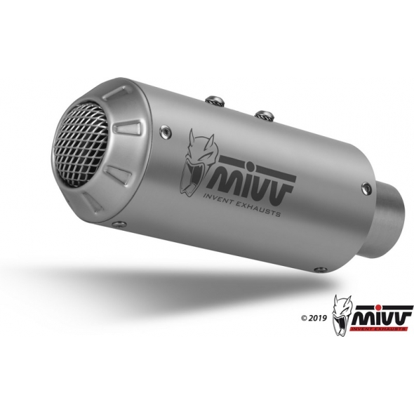 Mivv silencers Mivv SPORT M3 Imp. compl./Full sys. 1x1 STAINLESS STEEL for SUZUKI GSX-R 125 2017 NOT approved | S.055.SM3X | mivv_S055SM3X | euronetbike-net