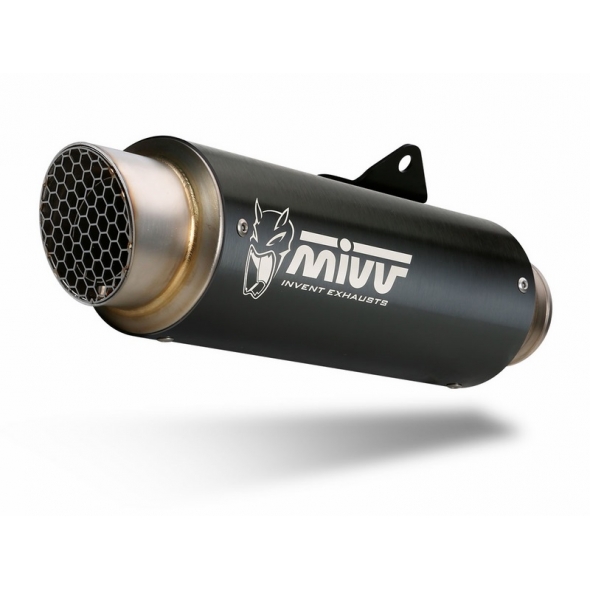 Mivv silencers Mivv SPORT GPpro 2 SLIP-ON Muffler BLACK STAINLESS STEEL for DUCATI SCRAMBLER 1100 2018 ECE approved (Euro4) | D.038.LXBP | mivv_D038LXBP | euronetbike-net