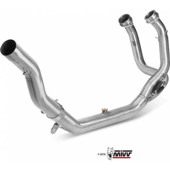 Mivv silencers Mivv SPORT SLIP-ON Muffler STAINLESS STEEL for HONDA CRF 1000 L AFRICA TWIN 2016 NOT approved | H.059.C1 | mivv_H059C1 | euronetbike-net