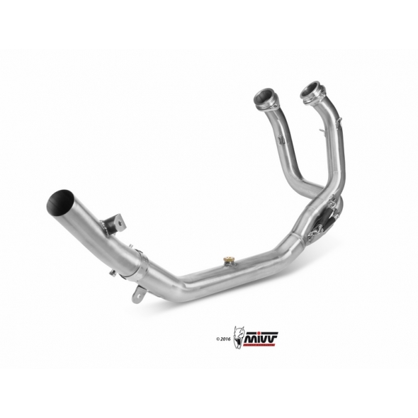 Mivv silencers Mivv SPORT SLIP-ON Muffler STAINLESS STEEL for HONDA CRF 1000 L AFRICA TWIN 2016 NOT approved | H.059.C2 | mivv_H059C2 | euronetbike-net