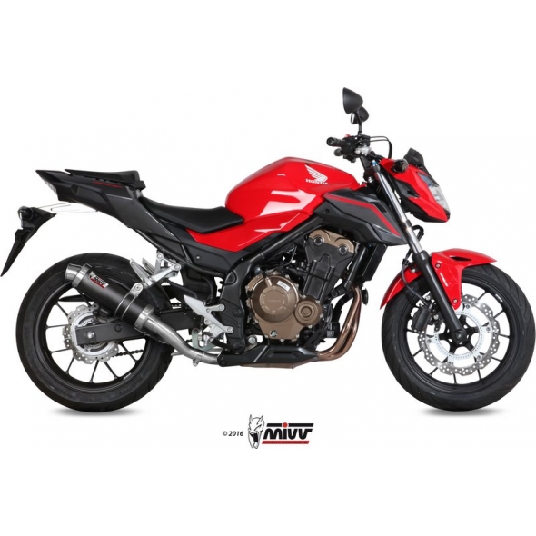 Mivv silencers Mivv SPORT GP SLIP-ON Muffler CARBON for HONDA CB 500 F 2016 ECE approved (Euro3/Euro4) | H.062.L2S | mivv_H062L2S | euronetbike-net