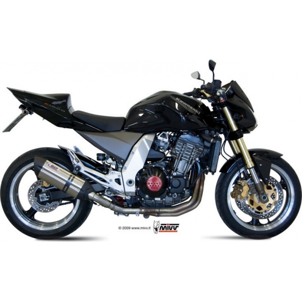 Mivv silencers Mivv SPORT SUONO 2 SLIP-ON Muffler STAINLESS STEEL for KAWASAKI Z 1000 2003 - 2006 ECE approved | K.010.L7 | mivv_K010L7 | euronetbike-net