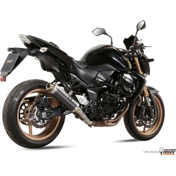 Mivv silencers Mivv SPORT GP SLIP-ON Muffler CARBON for KAWASAKI Z 750 R 2011 - 2014 EC approved Catalyzer is included | K.028.L2S | mivv_K028L2S | euronetbike-net