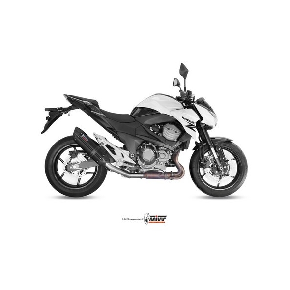 Mivv silencers Mivv SPORT SUONO SLIP-ON Muffler STAINLESS STEEL for KAWASAKI Z 800 E 2013 - 2016 ECE approved | K.035.L7 | mivv_K035L7 | euronetbike-net