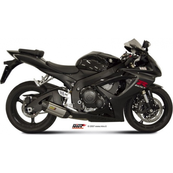 Mivv silencers Mivv SPORT SUONO SLIP-ON Muffler STAINLESS STEEL for SUZUKI GSX-R 600 2006 - 2007 EC approved Catalyzer is included | S.021.L7 | mivv_S021L7 | euronetbike-net