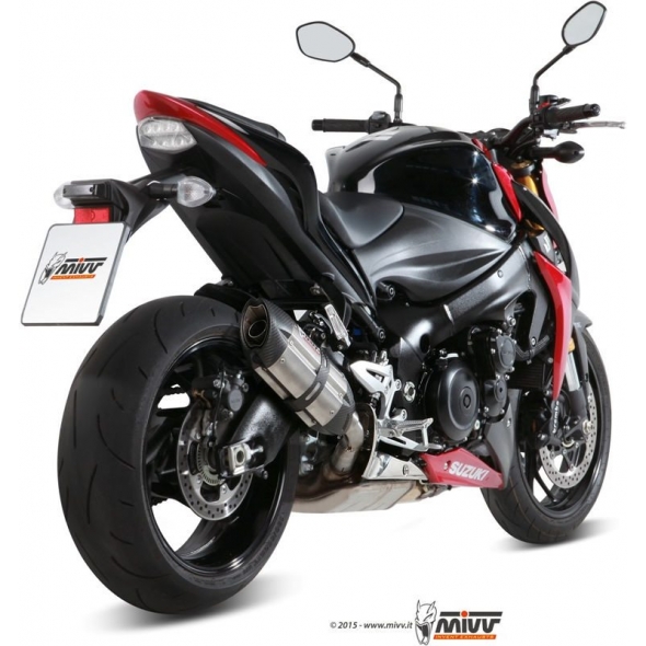 Mivv silencers Mivv SPORT SUONO SLIP-ON Muffler STAINLESS STEEL for SUZUKI GSX-S 1000 2015 ECE approved (Euro3/Euro4) | S.044.L7 | mivv_S044L7 | euronetbike-net