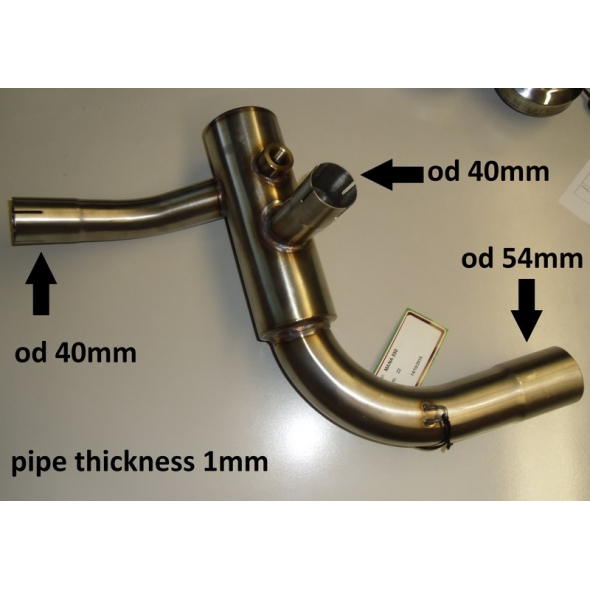 GPR Exhaust GPR Original For Aprilia Mana 850 - Gt 2007/16 Homologated Silencer With Mid Manifold Satinox | A.46.SAT | gpr_A-46-SAT | euronetbike-net