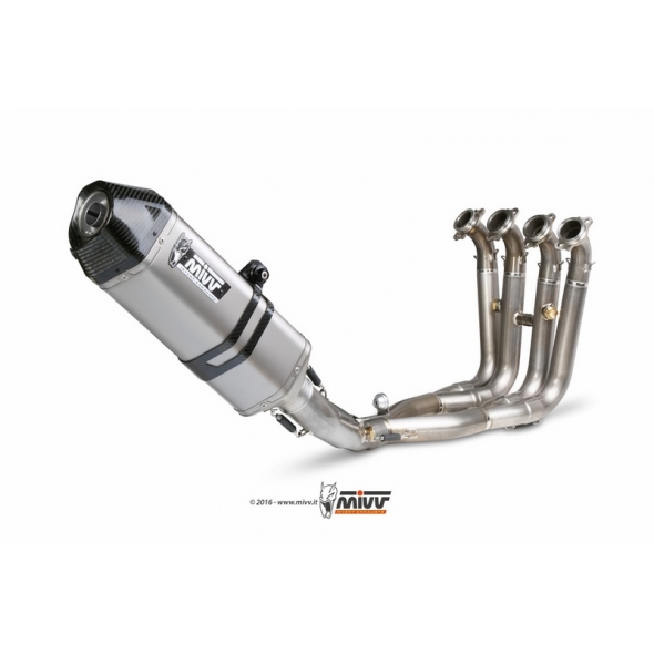 Mivv silencers Mivv POWER STEEL SPEED EDGE Imp. compl./Full sys. 4x2x1 STAINLESS STEEL for BMW S 1000 RR 2010 - 2014 NOT approved | X.BW.0002.SRX | mivv_XBW0002SRX | euronetbike-net