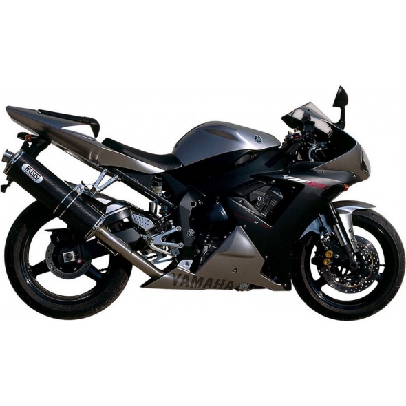 Mivv silencers Mivv SPORT OVAL SLIP-ON Muffler CARBON for YAMAHA YZF 1000 R1 2002 - 2003 EC approved | Y.012.L3 | mivv_Y012L3 | euronetbike-net