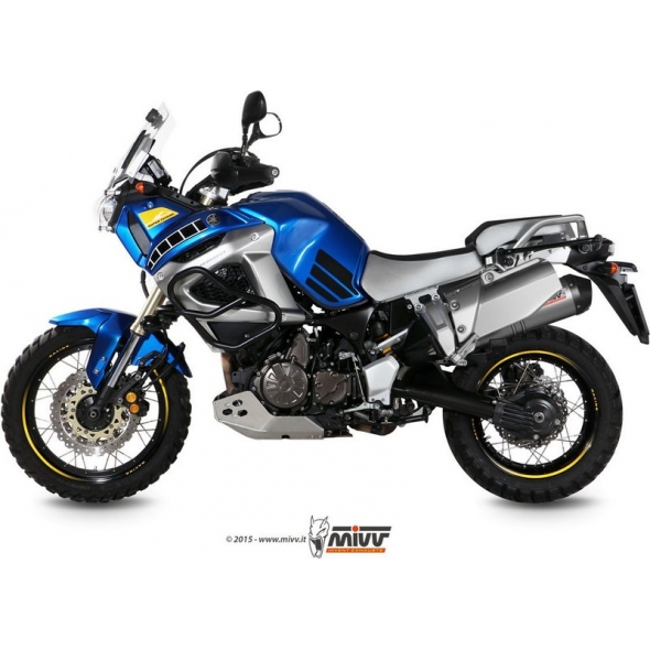 Mivv silencers Mivv SPORT OVAL SLIP-ON Muffler TITANIUM WITH CARBON CAP for YAMAHA XT 1200 Z SUPERTENERE 2010 ECE approved (Euro3/Euro4) | Y.034.LNC | mivv_Y034LNC | euronetbike-net