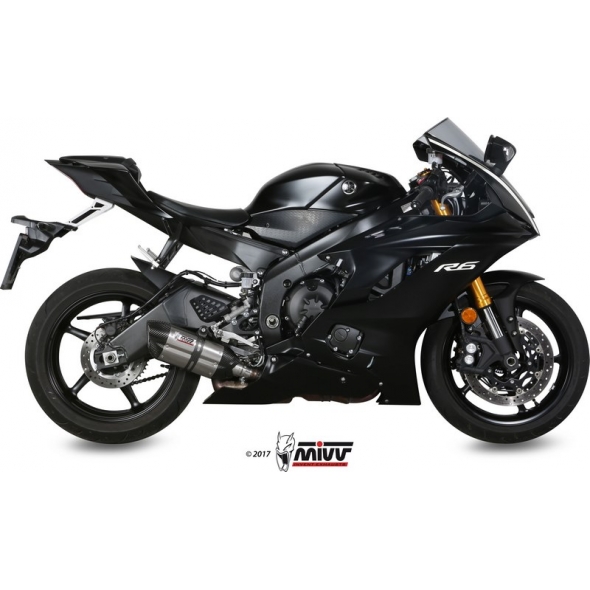 Mivv silencers Mivv SPORT SUONO SLIP-ON Muffler STAINLESS STEEL for YAMAHA YZF 600 R6 2017 ECE approved (Euro4) | Y.063.L7 | mivv_Y063L7 | euronetbike-net