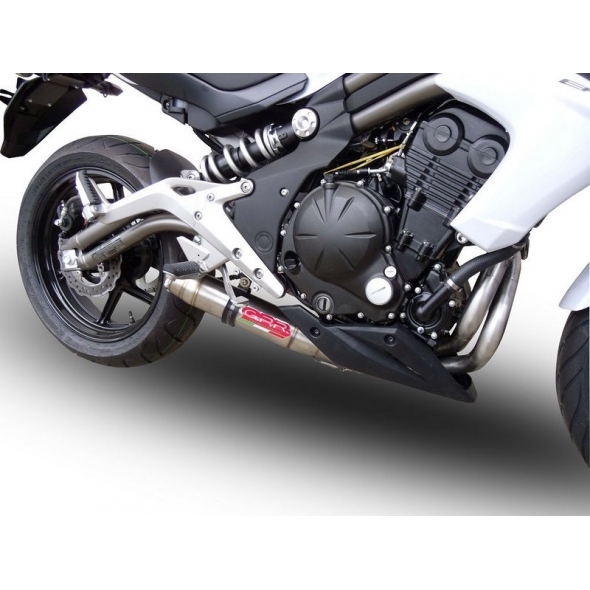 GPR Exhaust GPR Original For Kawasaki Er 6 N - F 2012/16 E3 Homologated Full Exhaust Deeptone Inox | CO.K.162.1.DE | gpr_CO-K-162-1-DE | euronetbike-net