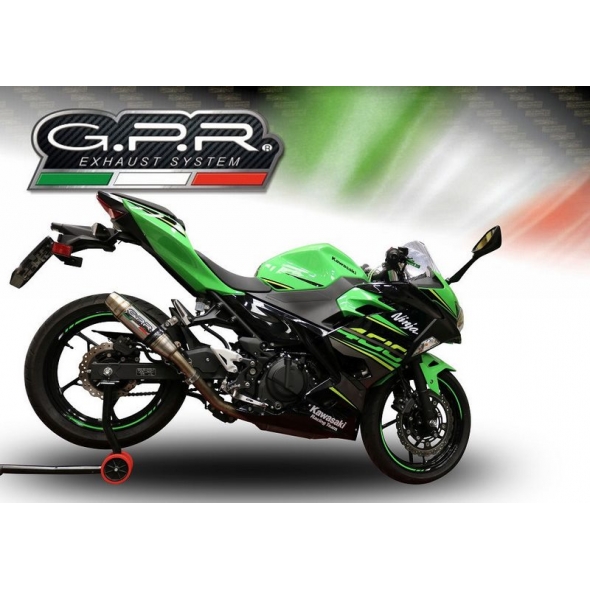 GPR Exhaust GPR Original For Kawasaki Z 400 2018/20 E4 Racing Full Exhaust Deeptone Inox | CO.K.173.RACE.DE | gpr_CO-K-173-RACE-DE | euronetbike-net