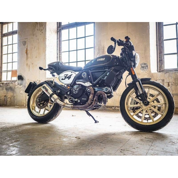 GPR Exhaust GPR Original For Ducati Scrambler 800 2015/16 Homologated Slip-On Catalized M3 Inox | D.118.CAT.M3.INOX | gpr_D-118-CAT-M3-INOX | euronetbike-net