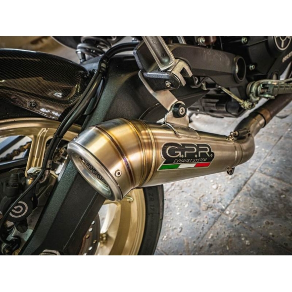 GPR Exhaust GPR Original For Ducati Scrambler 800 2015/16 Homologated Slip-On Catalized Powercone Evo | D.118.CAT.PCEV | gpr_D-118-CAT-PCEV | euronetbike-net
