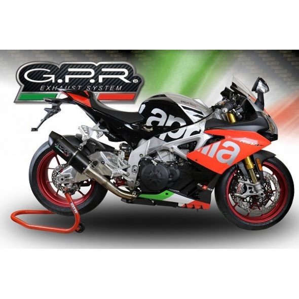 GPR Exhaust GPR Original For Aprilia Rsv4 1000 2017/18 E4 Homologated Slip-On Catalized Furore Evo4 Nero | E.A65.CAT.FUNE | gpr_E-A65-CAT-FUNE | euronetbike-net