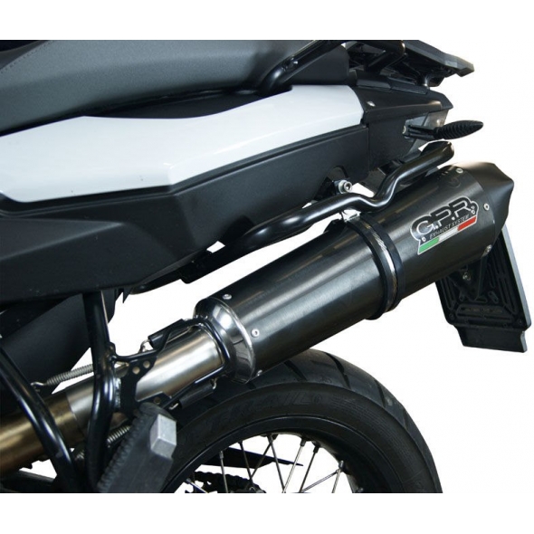 GPR Exhaust GPR Original For Bmw F 800 Gs 2016/18 E4 Homologated Slip-On Exhaust Gp Evo4 Black Titanium | E4.BM.101.GPAN.BLT | gpr_E4-BM-101-GPAN-BLT | euronetbike-net