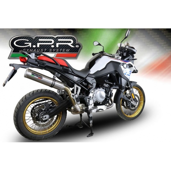 GPR Exhaust GPR Original For Bmw F 850 Gs - Adventure 2018/20 E4 Homologated Slip-On Exhaust M3 Inox | E4.BM.94.M3.INOX | gpr_E4-BM-94-M3-INOX | euronetbike-net