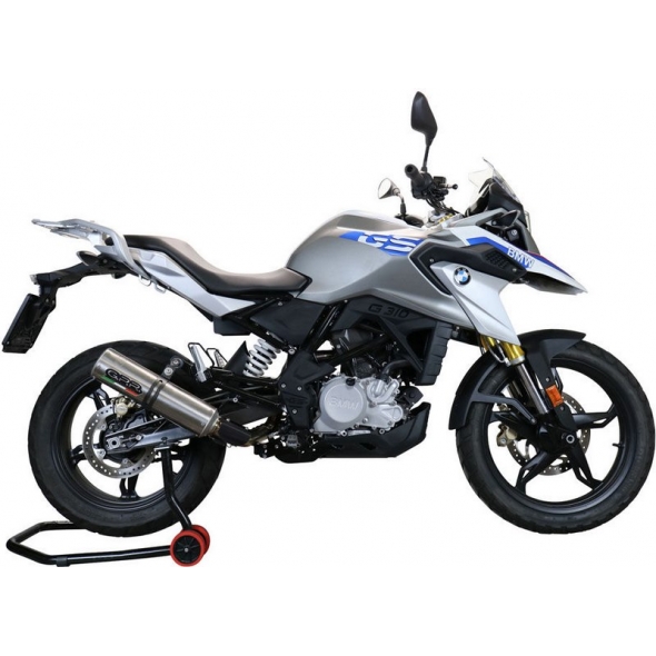 GPR Exhaust GPR Original For Bmw G 310 Gs 2017/20 E4 Homologated Full Catalized M3 Inox | E4.BM.CAT.106.M3.INOX | gpr_E4-BM-CAT-106-M3-INOX | euronetbike-net