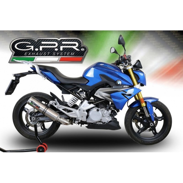 GPR Exhaust GPR Original For Bmw G 310 R 2017/20 E4 Homologated Full Catalized M3 Inox | E4.BM.CAT.93.M3.INOX | gpr_E4-BM-CAT-93-M3-INOX | euronetbike-net
