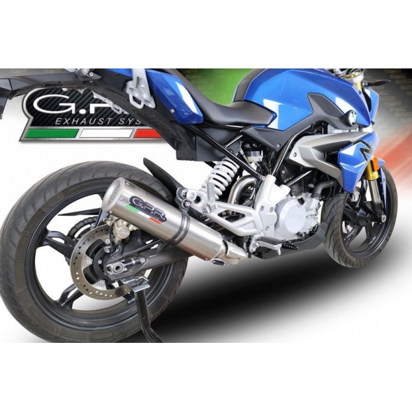 GPR Exhaust GPR Original For Bmw G 310 R 2017/20 E4 Homologated Full Catalized M3 Inox | E4.BM.CAT.93.M3.INOX | gpr_E4-BM-CAT-93-M3-INOX | euronetbike-net