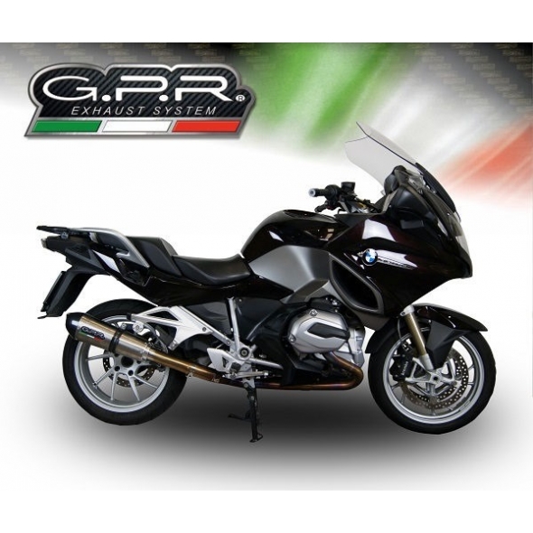 GPR Exhaust GPR Original For Bmw R 1200 Rt 2017/19 E4 Homologated Slip-On Exhaust Gp Evo4 Titanium | E4.BMW.98.GPAN.TO | gpr_E4-BMW-98-GPAN-TO | euronetbike-net