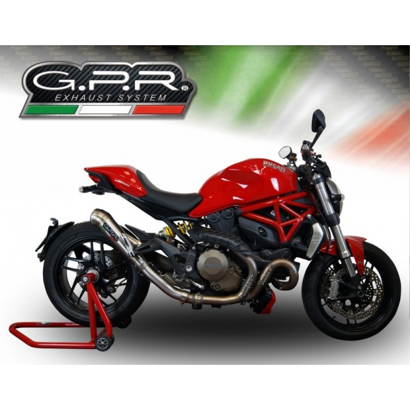 GPR Exhaust GPR Original For Ducati Monster 1200 S/R 2017/20 E4 Homologated Slip-On Catalized Powercone Evo | E4.D.128.CAT.PCEV | gpr_E4-D-128-CAT-PCEV | euronetbike-net