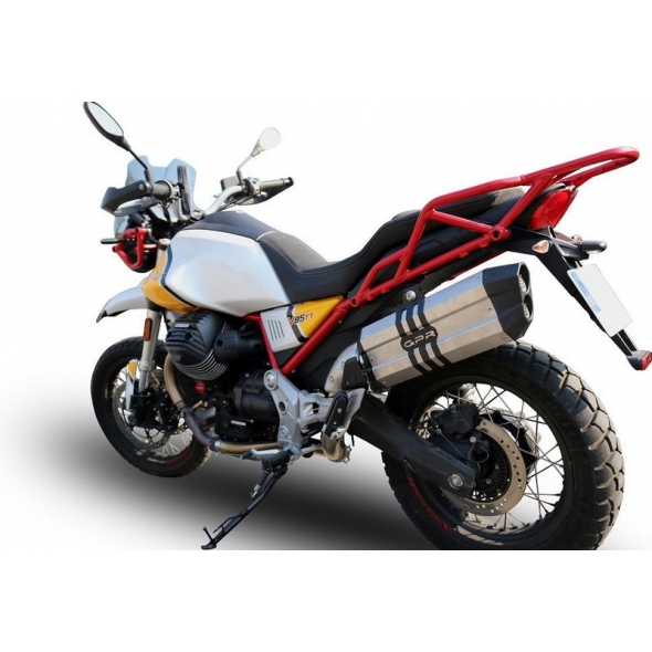 GPR Exhaust GPR Original For Moto Guzzi V85 Tt 2019/20 E4 Homologated Slip-On Exhaust Sonic Titanium | E4.GU.61.SOTIT | gpr_E4-GU-61-SOTIT | euronetbike-net