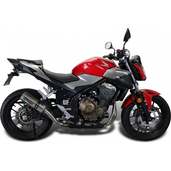 GPR Exhaust GPR Original For Honda Cb 500 F 2019/20 E4 Homologated Slip-On Exhaust M3 Titanium Natural | E4.H.253.M3.TN | gpr_E4-H-253-M3-TN | euronetbike-net