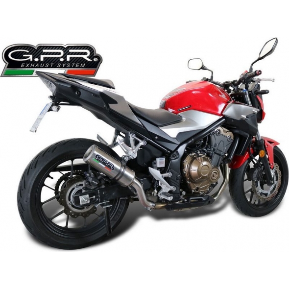 GPR Exhaust GPR Original For Honda Cb 500 F 2019/20 E4 Homologated Slip-On Exhaust M3 Titanium Natural | E4.H.253.M3.TN | gpr_E4-H-253-M3-TN | euronetbike-net