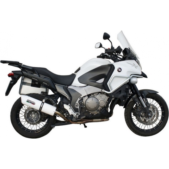GPR Exhaust GPR Original For Honda Crosstourer 1200 2017/20 E4 Homologated Slip-On Exhaust Albus Evo4 | E4.H.258.ALBE4 | gpr_E4-H-258-ALBE4 | euronetbike-net