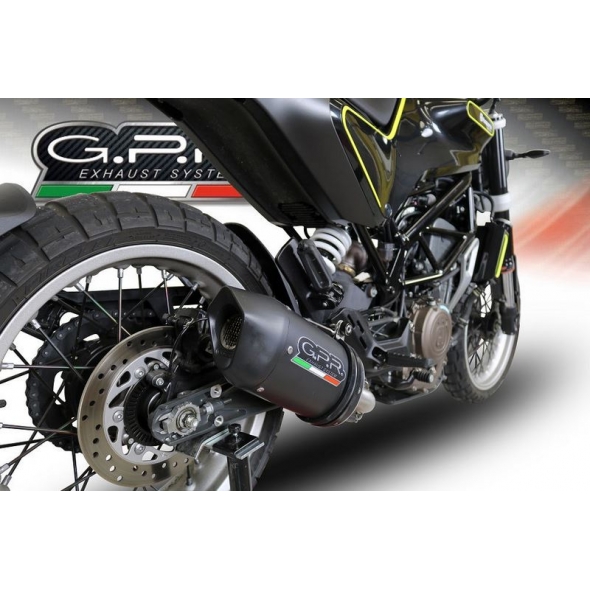 GPR Exhaust GPR Original For Husqvarna Svartpilen 401 2018/19 E4 Homologated Slip-On Exhaust Furore Evo4 Nero | E4.HU.39.FNE4 | gpr_E4-HU-39-FNE4 | euronetbike-net