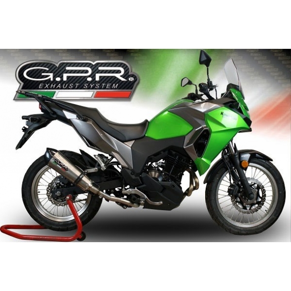 GPR Exhaust GPR Original For Kawasaki Versys-X 300 2017/20 E4 Homologated Slip-On Catalized Gp Evo4 Titanium | E4.K.165.CAT.GPAN.TO | gpr_E4-K-165-CAT-GPAN-TO | euronetbike-net