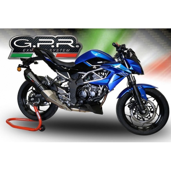 GPR Exhaust GPR Original For Kawasaki Z 125 2019/20 E4 Homologated Slip-On Exhaust Gp Evo4 Poppy | E4.K.170.GPAN.PO | gpr_E4-K-170-GPAN-PO | euronetbike-net