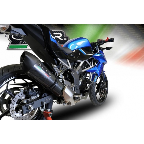 GPR Exhaust GPR Original For Kawasaki Z 125 2019/20 E4 Homologated Slip-On Exhaust Gp Evo4 Poppy | E4.K.170.GPAN.PO | gpr_E4-K-170-GPAN-PO | euronetbike-net