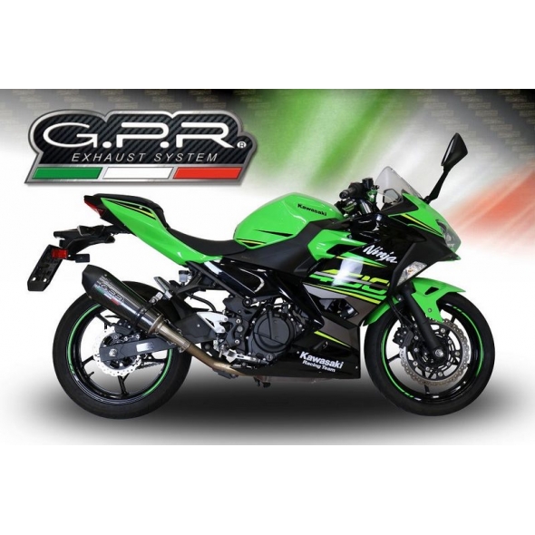 GPR Exhaust GPR Original For Kawasaki Ninja 400 2018/20 E4 Homol.Slip-On Exhaust Gp Evo4 Poppy | E4.K.174.GPAN.PO | gpr_E4-K-174-GPAN-PO | euronetbike-net