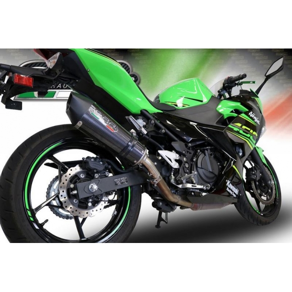 GPR Exhaust GPR Original For Kawasaki Ninja 400 2018/20 E4 Homol.Slip-On Exhaust Gp Evo4 Poppy | E4.K.174.GPAN.PO | gpr_E4-K-174-GPAN-PO | euronetbike-net