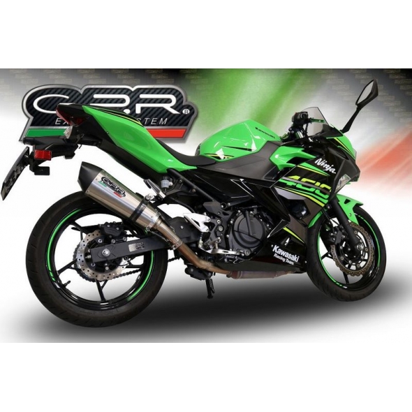 GPR Exhaust GPR Original For Kawasaki Ninja 400 2018/20 E4 Homol.Slip-On Exhaust Gp Evo4 Titanium | E4.K.174.GPAN.TO | gpr_E4-K-174-GPAN-TO | euronetbike-net
