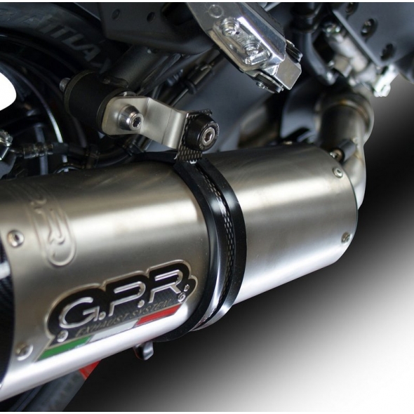 GPR Exhaust GPR Original For Kawasaki Versys 1000 I.E. 2017/18 E4 Homologated Slip-On Exhaust Albus Evo4 | E4.K.175.ALBE4 | gpr_E4-K-175-ALBE4 | euronetbike-net