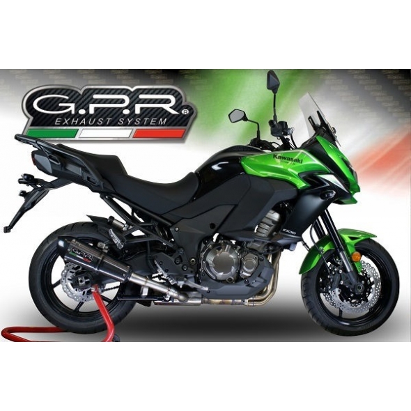 GPR Exhaust GPR Original For Kawasaki Versys 1000 I.E. 2017/18 E4 Homologated Slip-On Exhaust Gp Evo4 Poppy | E4.K.175.GPAN.PO | gpr_E4-K-175-GPAN-PO | euronetbike-net