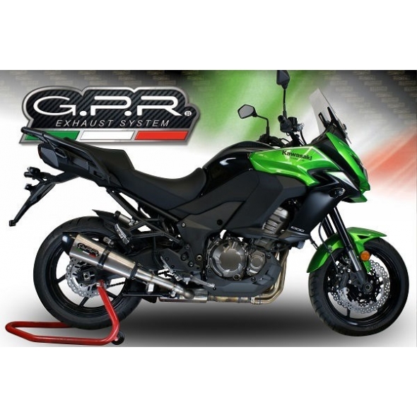 GPR Exhaust GPR Original For Kawasaki Versys 1000 I.E. 2017/18 E4 Homologated Slip-On Exhaust Gp Evo4 Titanium | E4.K.175.GPAN.TO | gpr_E4-K-175-GPAN-TO | euronetbike-net