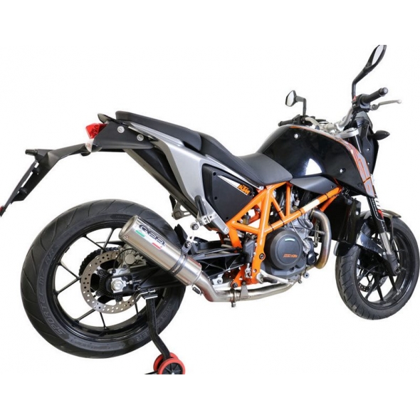 GPR Exhaust GPR Original For Ktm Duke 690 2012/16 E3 Homologated Slip-On Exhaust M3 Titanium Natural | E4.KT.98.M3.TN | gpr_E4-KT-98-M3-TN | euronetbike-net