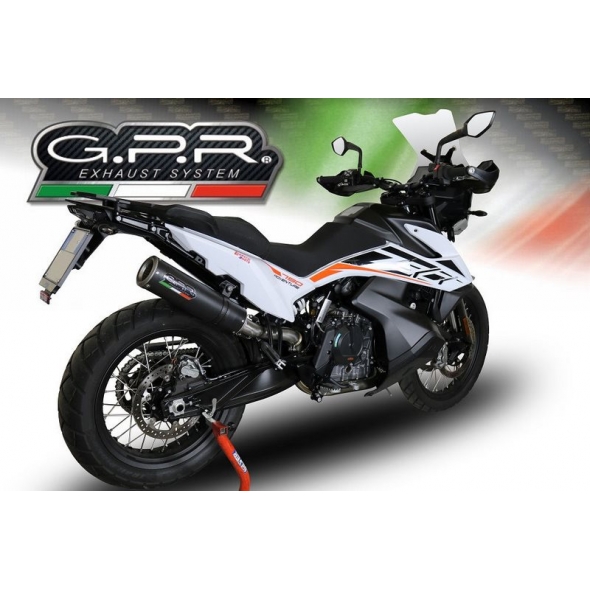 GPR Exhaust GPR Original For Ktm Adventure 790 2018/20 E4 Homologated Slip-On Exhaust M3 Black Titanium | E4.KTM.97.M3.BT | gpr_E4-KTM-97-M3-BT | euronetbike-net