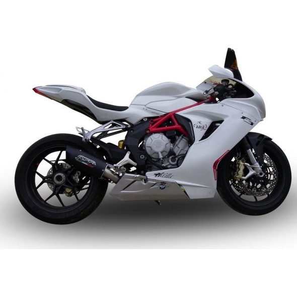 GPR Exhaust GPR Original For Mv Agusta F3 675 2017/20 E4 Homologated Slip-On Catalized Furore Evo4 Nero | E4.MV.13.CAT.FNE4 | gpr_E4-MV-13-CAT-FNE4 | euronetbike-net