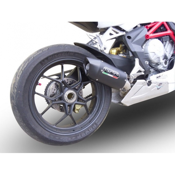GPR Exhaust GPR Original For Mv Agusta F3 675 2017/20 E4 Homologated Slip-On Catalized Furore Evo4 Nero | E4.MV.13.CAT.FNE4 | gpr_E4-MV-13-CAT-FNE4 | euronetbike-net