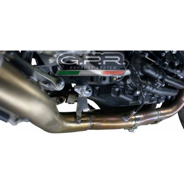 GPR Exhaust GPR Original For Yamaha Mt-10 / Fj-10 2016/20 E4 Homologated Full Exhaust Catalized Gp Evo4 Poppy | E4.Y.204.CAT.GPAN.PO | gpr_E4-Y-204-CAT-GPAN-PO | euronetbike-net