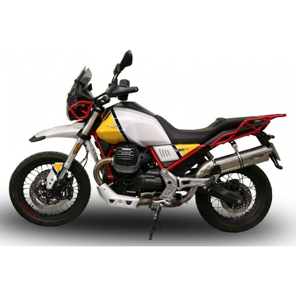 GPR Exhaust GPR Original For Moto Guzzi V85 Tt 2019/20 E4 Homologated Slip-On Exhaust Trioval | GU.61.TRI | gpr_GU-61-TRI | euronetbike-net