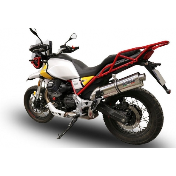 GPR Exhaust GPR Original For Moto Guzzi V85 Tt 2019/20 E4 Homologated Slip-On Exhaust Trioval | GU.61.TRI | gpr_GU-61-TRI | euronetbike-net