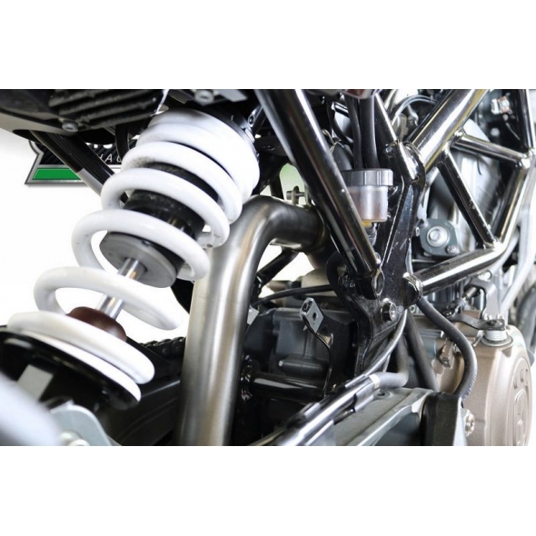 GPR Exhaust GPR Original For Husqvarna Svartpilen 401 2018/19 E4 Decat Pipe Manifold Decatalizzatore | HU.42.DEC | gpr_HU-42-DEC | euronetbike-net
